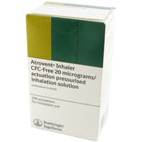 Atrovent Dosier-Aerosol mit 10ml Ipratropiumbromid Lösung Verpackung