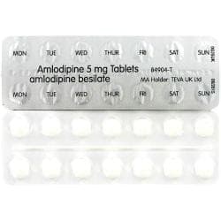 Amlodipin 28 mal 10mg Tabletten Verpackung und Blisterpackung
