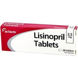 Boite de Lisinopril 28 comprimés 20 mg