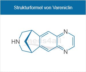 Strukturformel von Vareniclin
