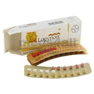 Logynon Verpackung und Vorder- und Rückseite der Blisterpackungen