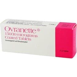 Ovranette Levonorgestrel Ethinylestradiol 3x21 Tabletten Verpackung