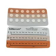 Trinovum Vorder- und Rückseite der Blisterpackung