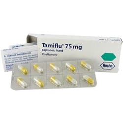 Tamiflu 75mg 10 Hartkapseln Oseltamivir Blisterpackung