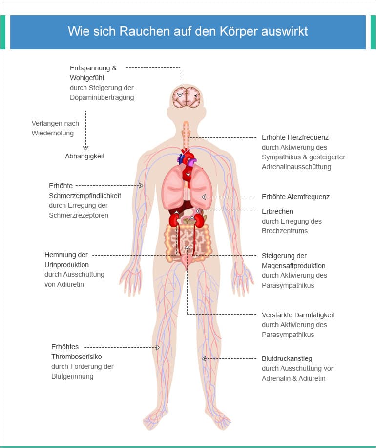 Folgeschäden von Rauchen