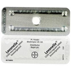 Levonelle Tablette Blisterpackung