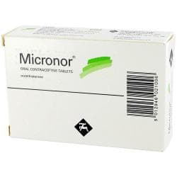 Micronor mit Norethisteron Verpackung