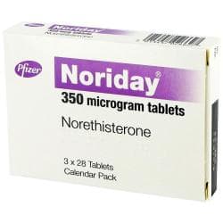 Noriday mit Norethisteron 3x28 Tabletten Verpackung