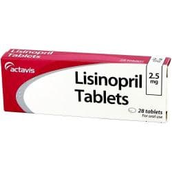 Lisinopril 28 mal 2,5mg Tabletten Verpackung