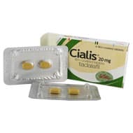 Emballage blister de Cialis comprimés 20 mg tadalafil