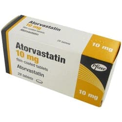 Boite de Atovastatin 10 mg 28 comprimés