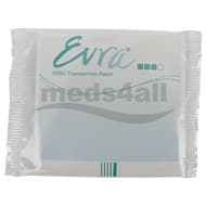 Vue de face du sachet de patch transdermique Evra