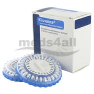 Boîte de Kliovance 1mg/0,5mg avec comprimés de calendrier