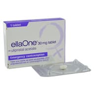 Emballage blister de ellaOne comprimés 30 mg ulipristal acetate