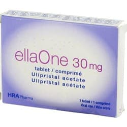 Boite de ellaOne 1 comprimé 30 mg ulipristal acetate