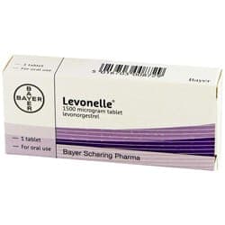 Boite de Levonelle comprimés 1500 mg levonorgestrel